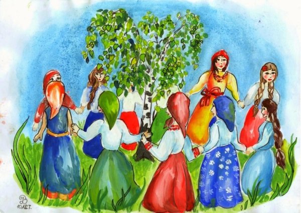 Народные праздники изо