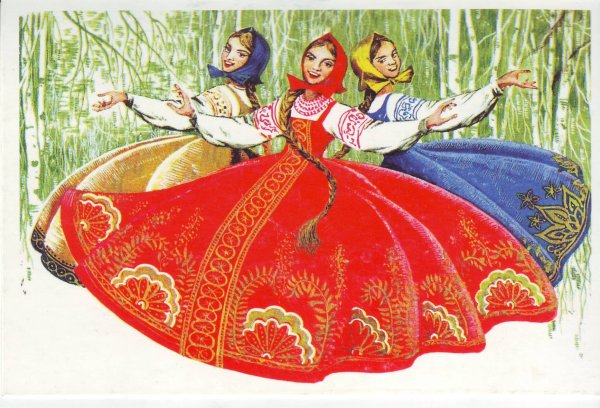 Русский фольклор иллюстрации