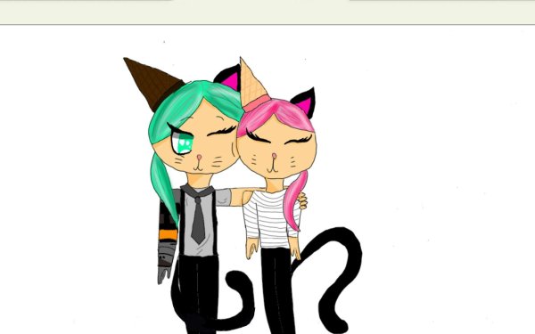 Кошка Лана и Лео шип