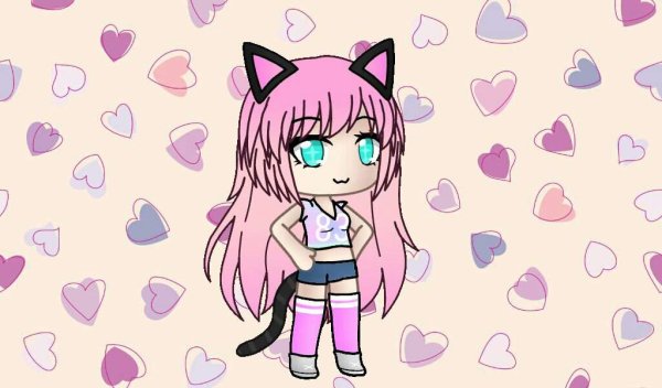 Гача лайф кошка арт