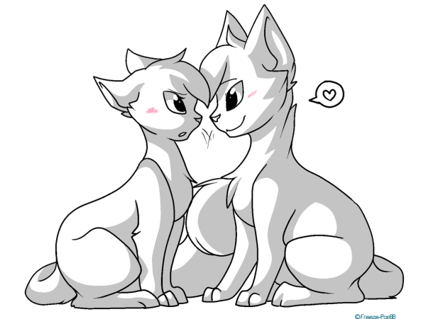 Коты Воители 2 кота лайн