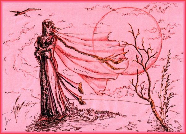 Ярославна рисунок