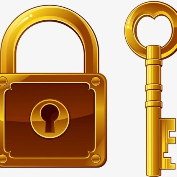 Раскраска замок дверной