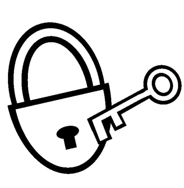 Замок навесной раскраска