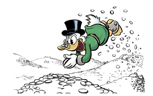 Скрудж макдак ныряет