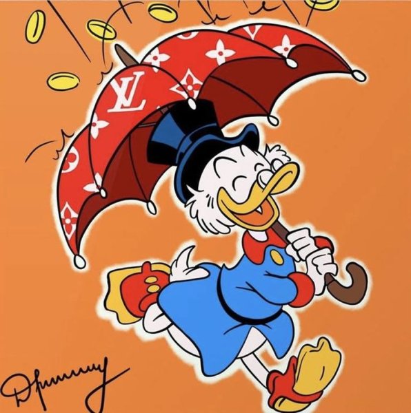 Скрудж макдак поп арт