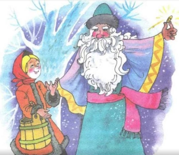 Раскраски к сказке Мороз Иванович Одоевского