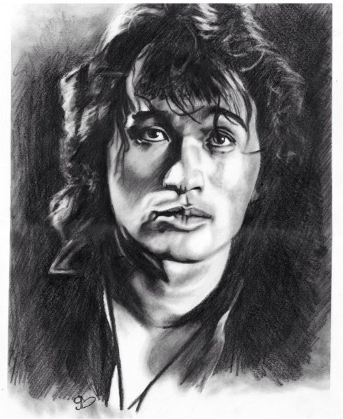 Виктор Цой силуэт