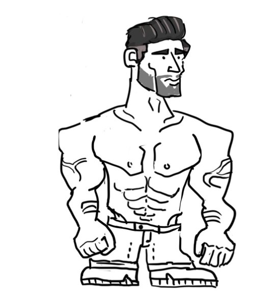 Рисунок гигачада