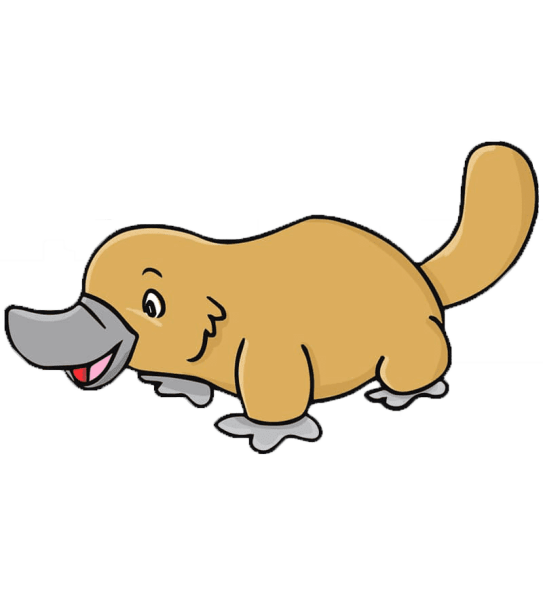 Утконос мультяшный