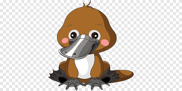 Утконос мультяшный