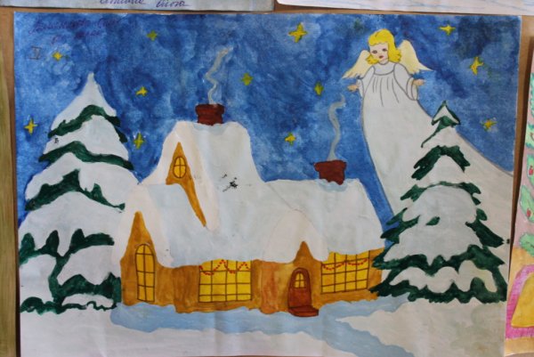 Рождество Христово рисунки на конкурс