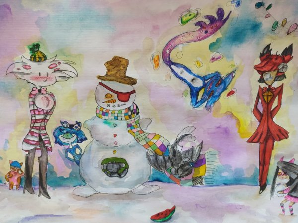 Оксана Заика коты домики