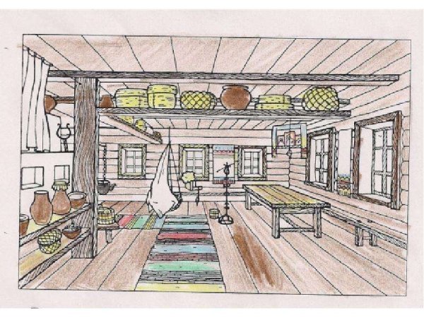 Предметы убранства русской избы