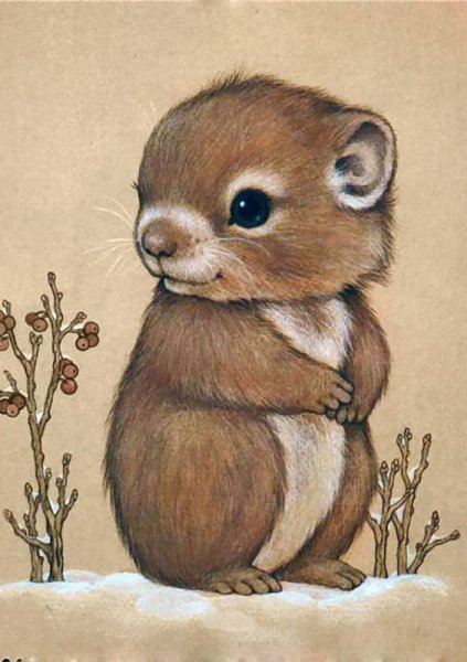 Милые рисунки животных