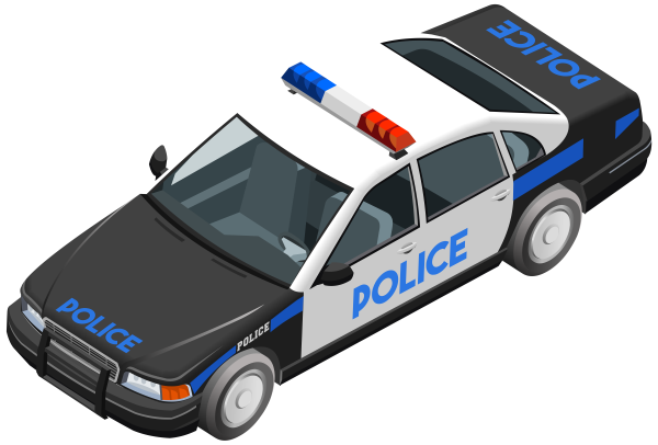 Нарисовать полицейскую машину