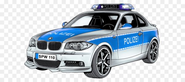 Машинка ДПС мультяшная