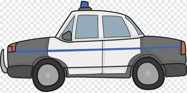 Полицейская машина мультяшная