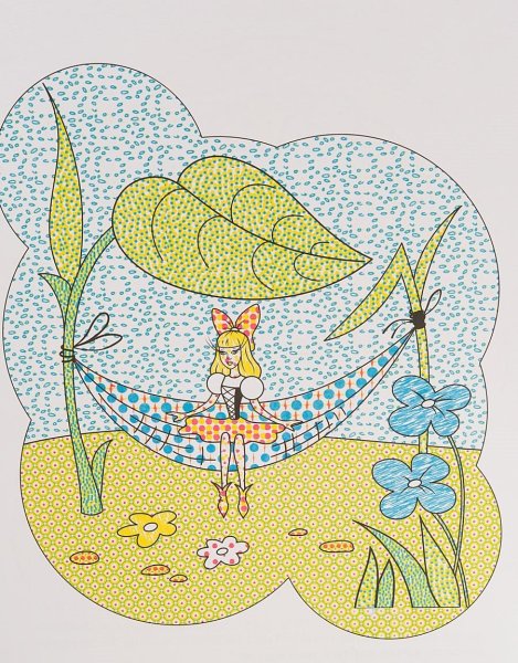 Рисование Дюймовочка в подготовительной группе