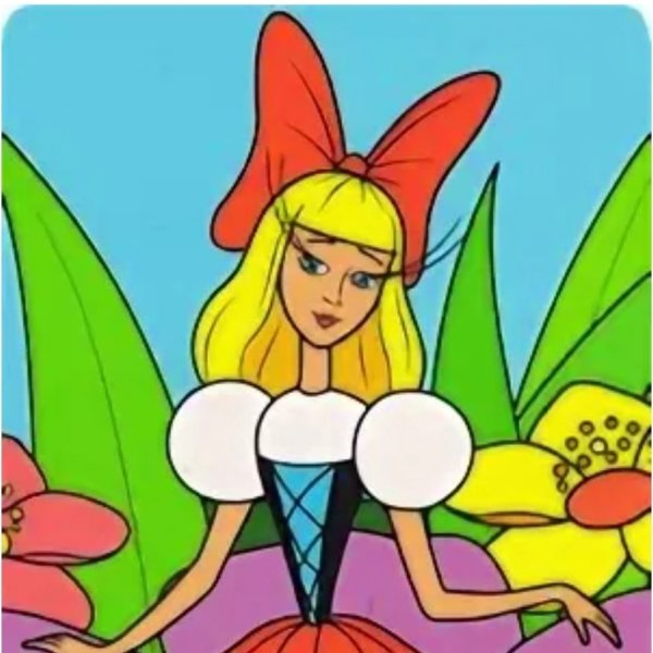 Рисование Дюймовочка