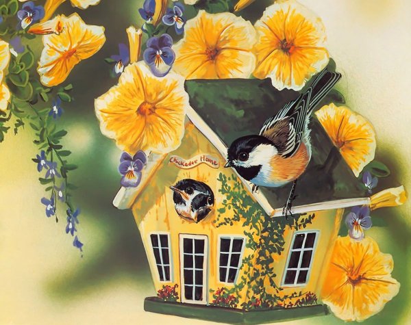 Рисунок на тему праздник птиц