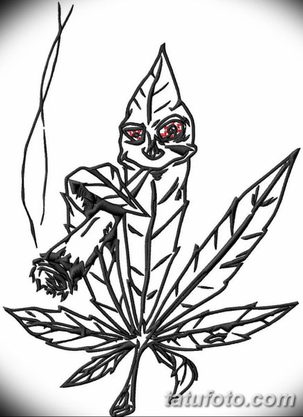 Марихуана эскиз