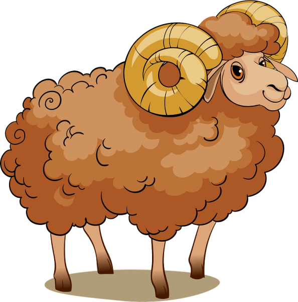 Баран мультяшный
