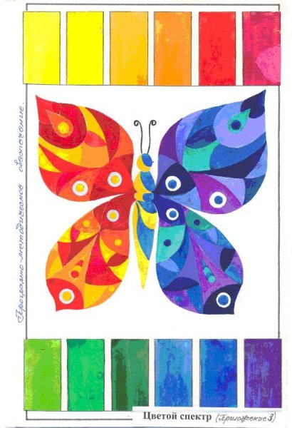 Контрастные цвета в живописи для детей