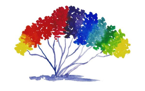 Детские рисунки красками