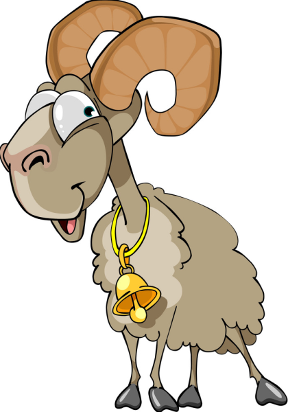 Баран мультяшный