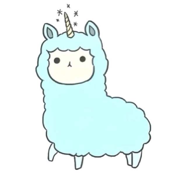 Каваи Юникорн лама