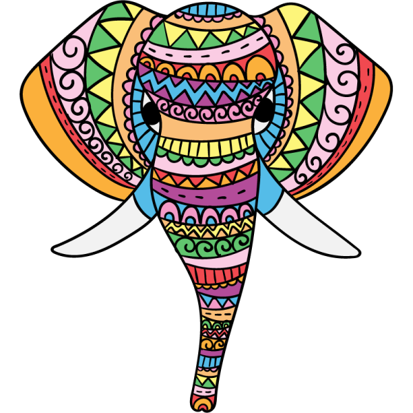 Стилизованные животные простые