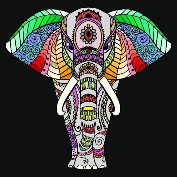 Слон Мандала Индия