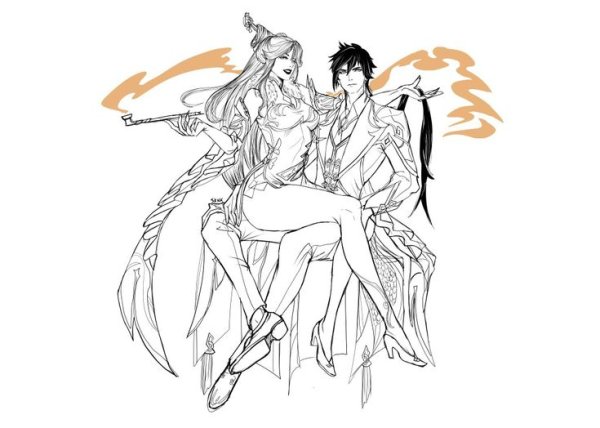 Джун ли и нин Гуан арт