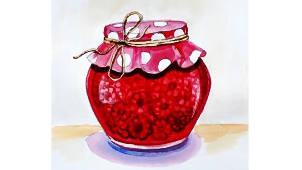 Банка варенья вектор