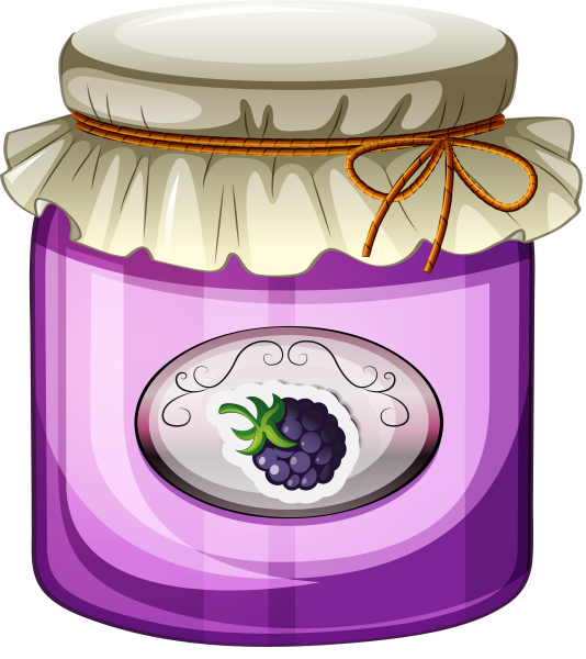 Баночка варенья рисунок