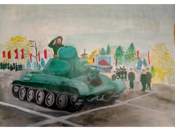 Рисунок на тему на параде