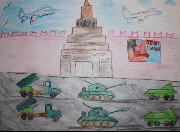 Парад Победы рисунок