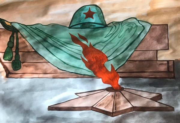 Куйбышев парад Победы рисунки