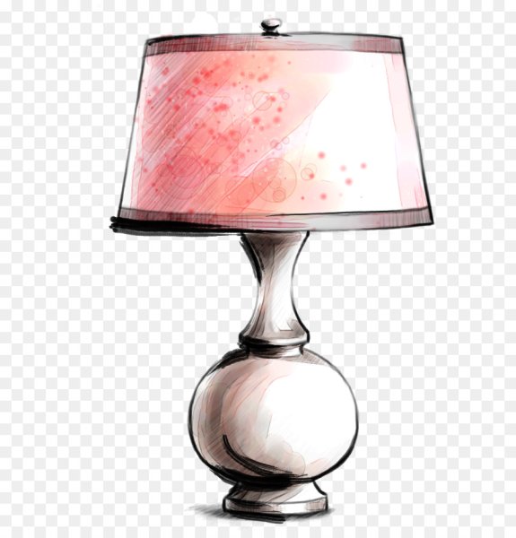 Настольная лампа силуэт