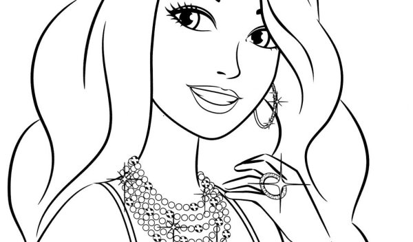 Маленькие рисунки Барби