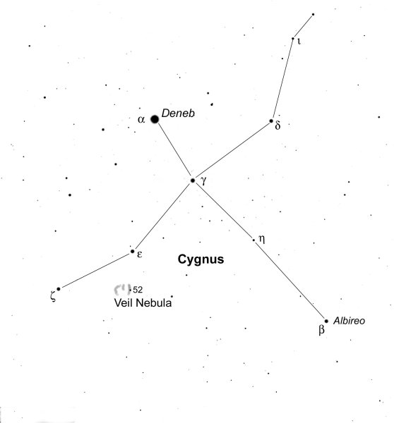 Созвездие лебедь схема созвездия