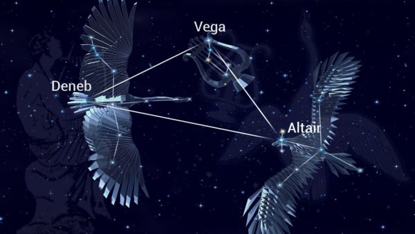Летний треугольник Вега Денеб Альтаир