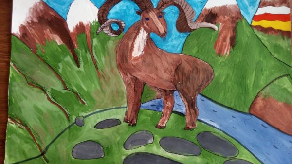 Иллюстрации к произведениям Коста Хетагурова для детей