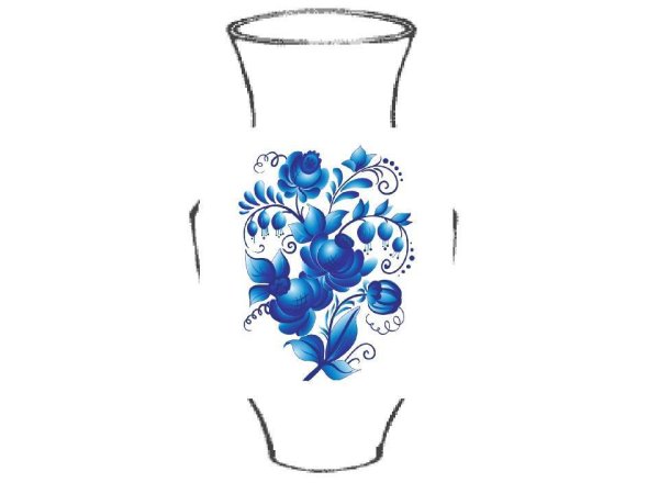 Роспись кувшинчиков рисование старшая группа Гжель