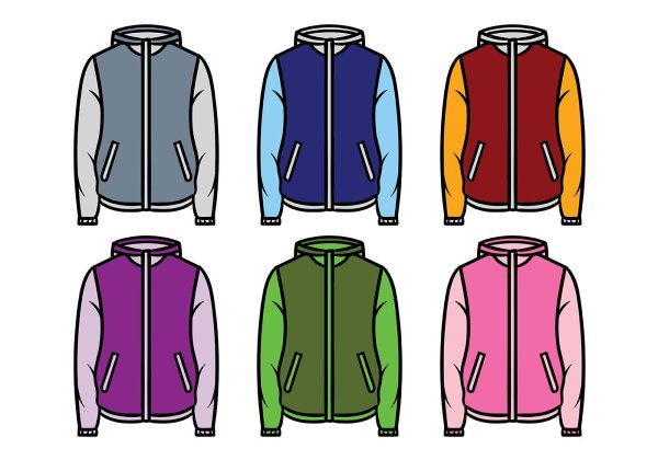 Нарисовать куртку