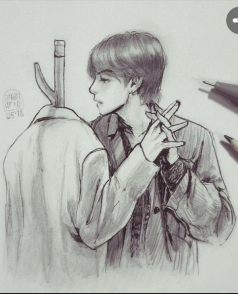 Ким тэхён портрет