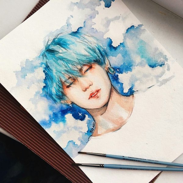 BTS Тэхен арт