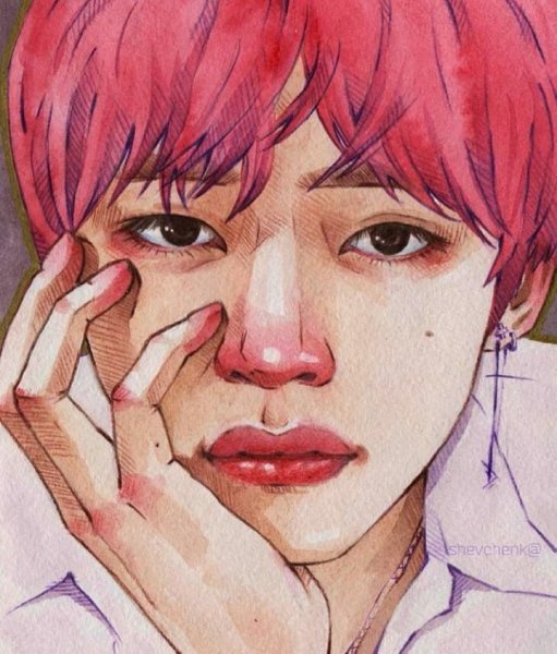 Тэхён БТС портрет