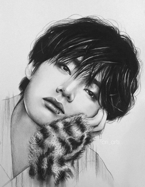 Тэхён БТС скетчи